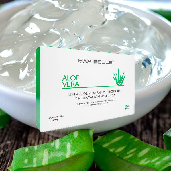 KIT SKINCARE FACIAL HIDRATANTE ANTIEDAD ALOE VERA PIEL MIXTA - 6