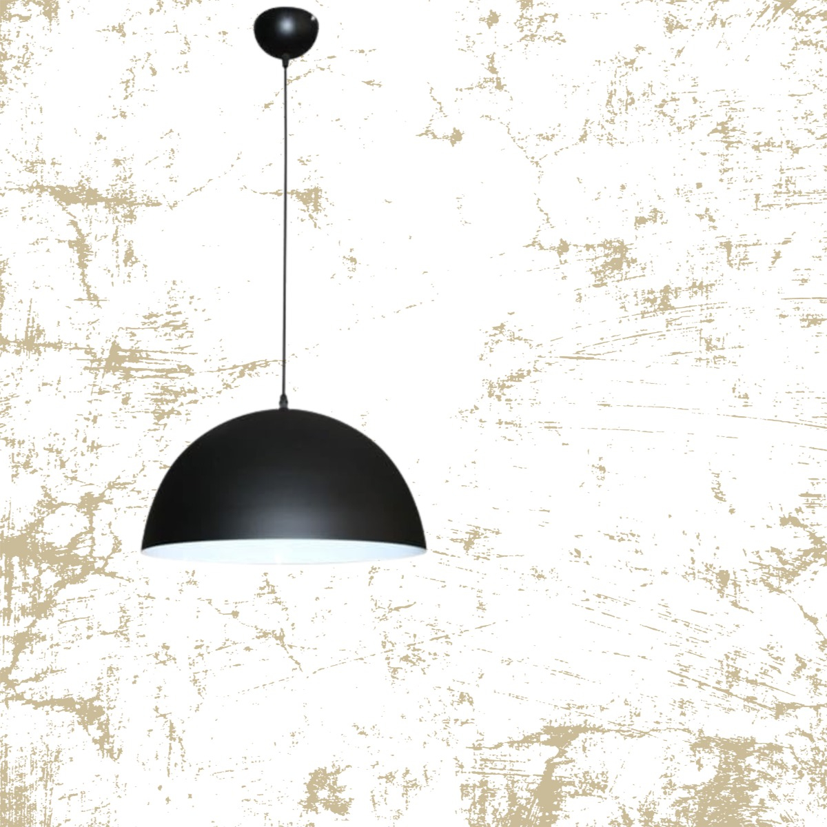 LAMPARA COLGANTE MEDIA LUNA VINTAGE COCINA COMEDOR HOGAR LAU - 8