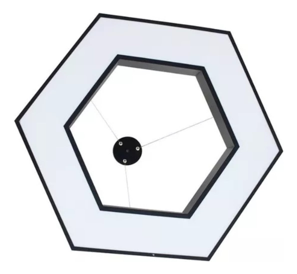 LAMPARA COLGANTE HEXAGONAL LED MINIMALISTA HOGAR SALA LAU - 3