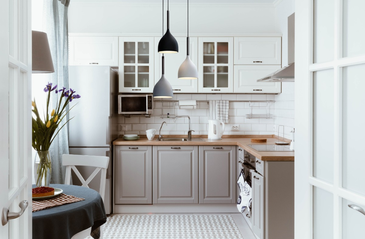 LAMPARA COLGANTE NORDICA PANTALLA METALICA 3 COLORES LAU - 9