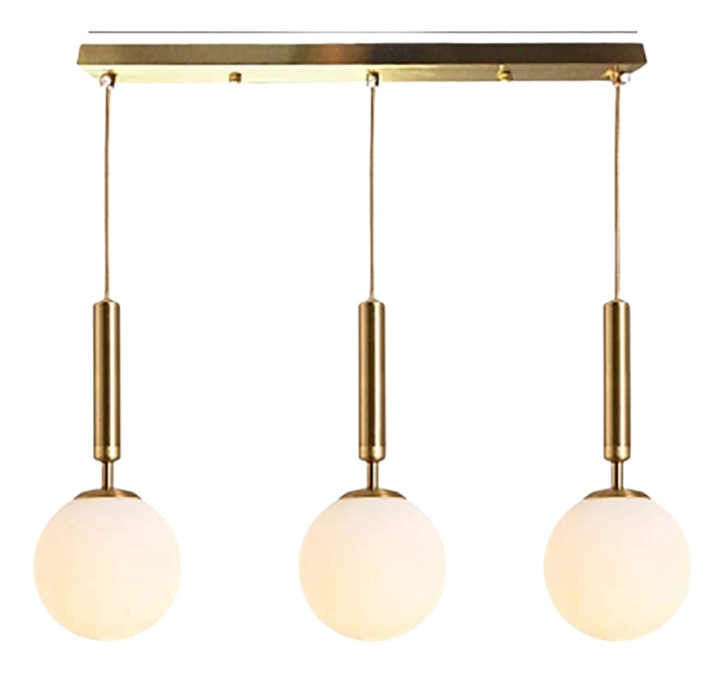 LAMPARA COLGANTE GLOBO CRISTAL MODERNO COCINA HOGAR LAU - 1