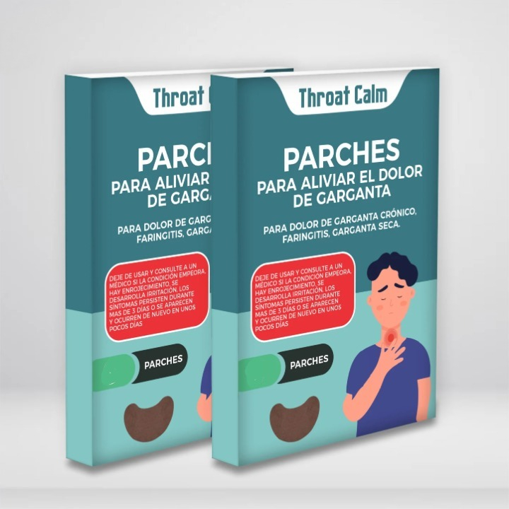 PARCHES ALIVIO INSTANTÁNEO TOS DOLOR GARGANTA 7 PACK JHN - 7