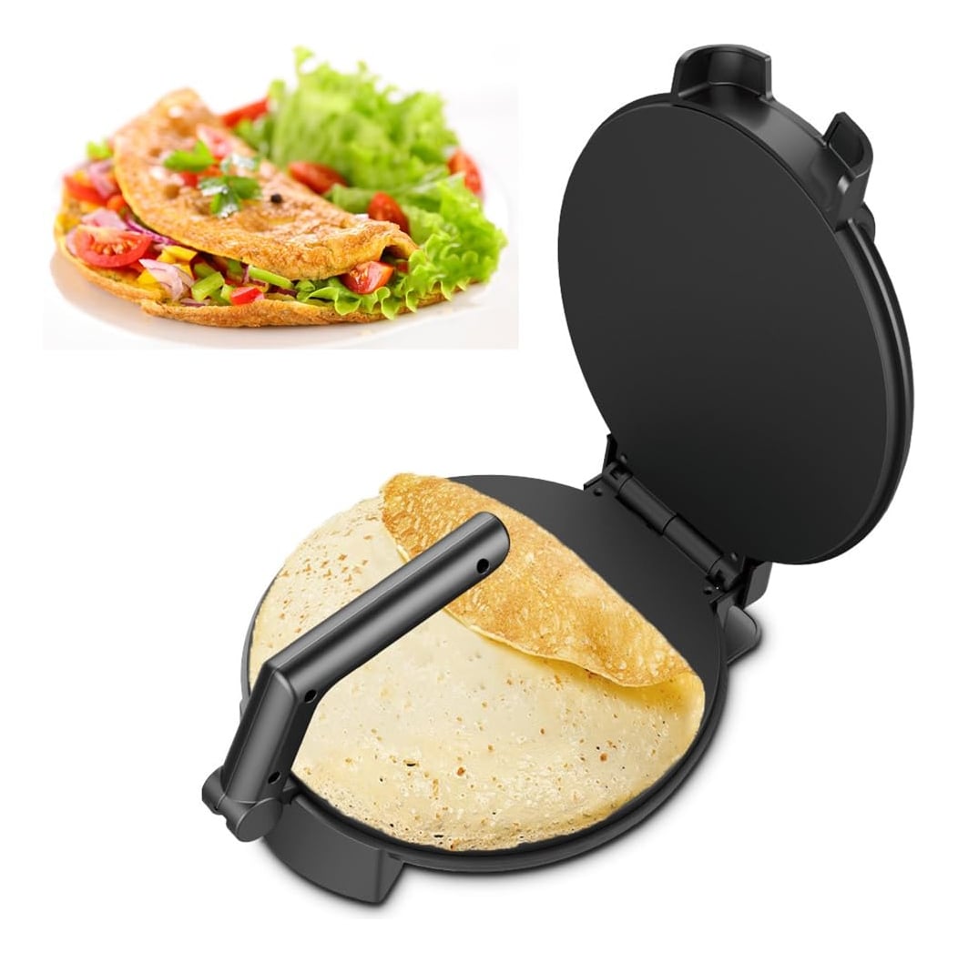 MÁQUINA ELÉCTRICA CREPAS PANQUEQUES AJUSTABLE 1400W JHN - 3