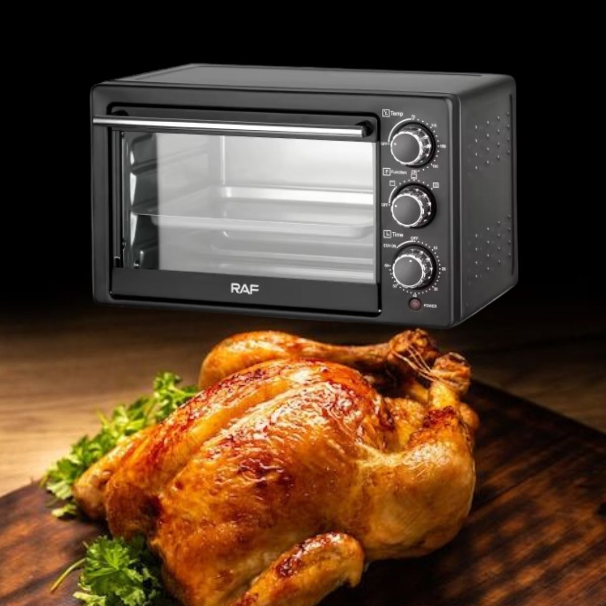 HORNO ELÉCTRICO VERSÁTIL COCCIÓN UNIFORME 1200W JHN - 2