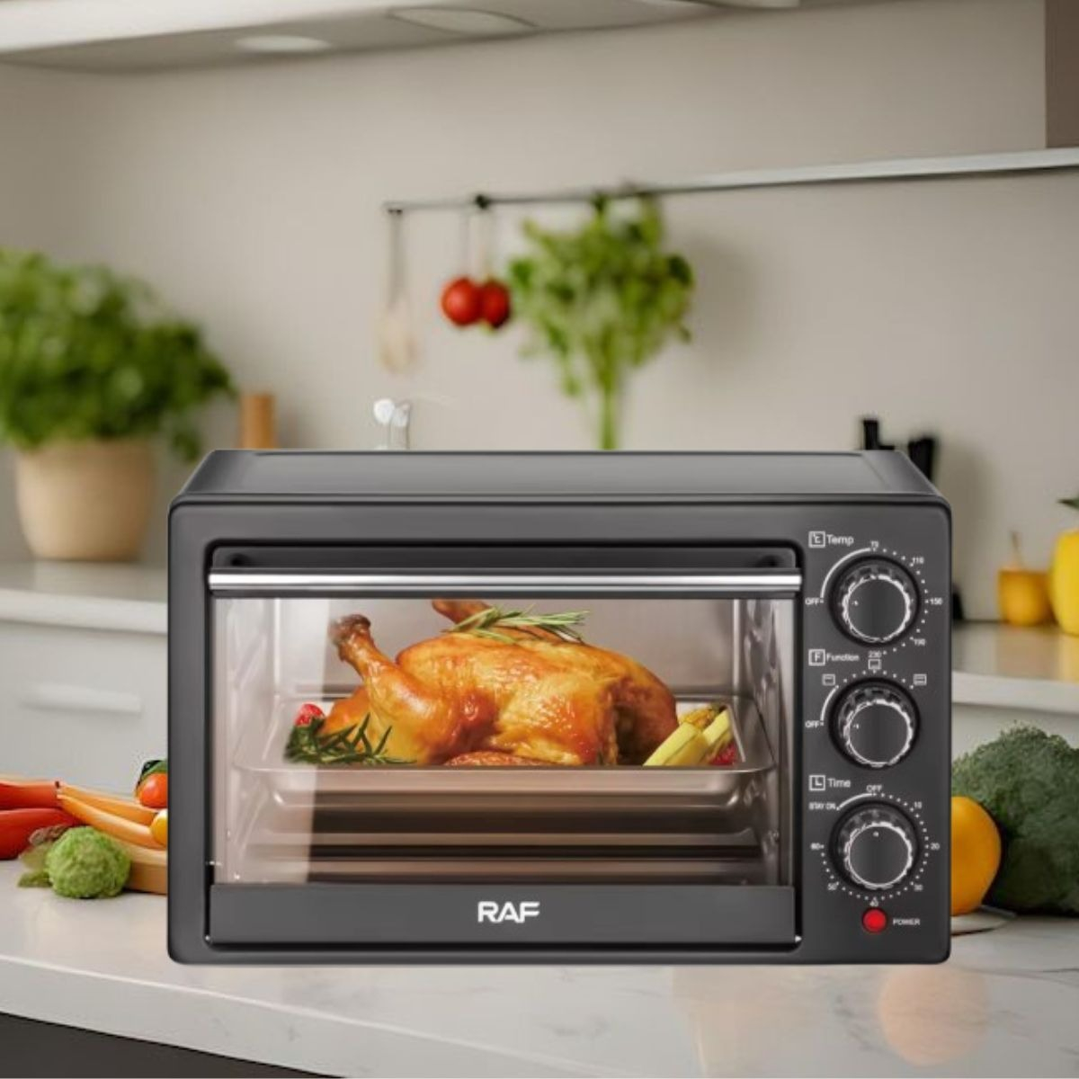 HORNO ELÉCTRICO VERSÁTIL COCCIÓN UNIFORME 1200W JHN - 7