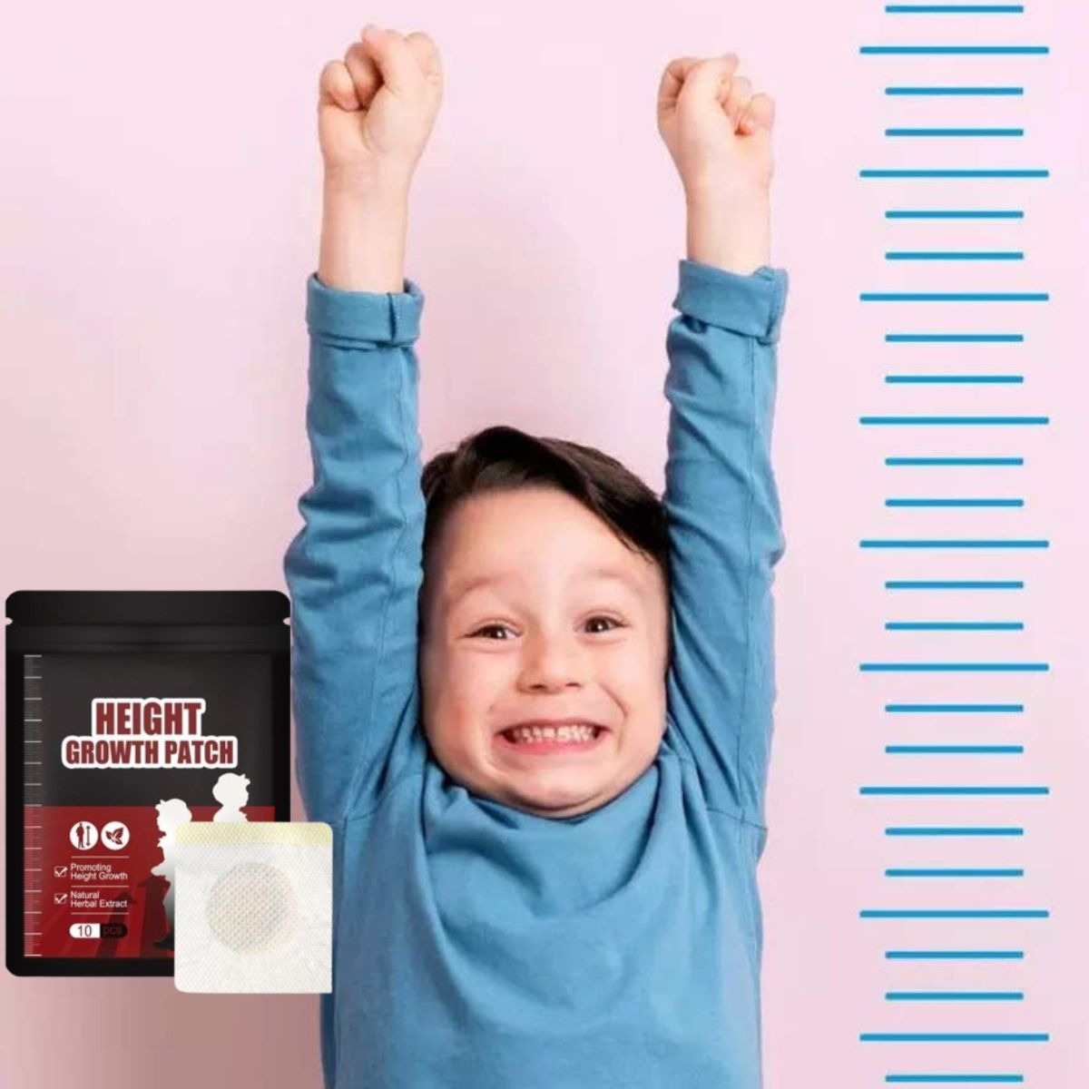 PARCHES HERBALES PIES ESTIMULACIÓN CRECIMIENTO 6 PACK JHN - 3