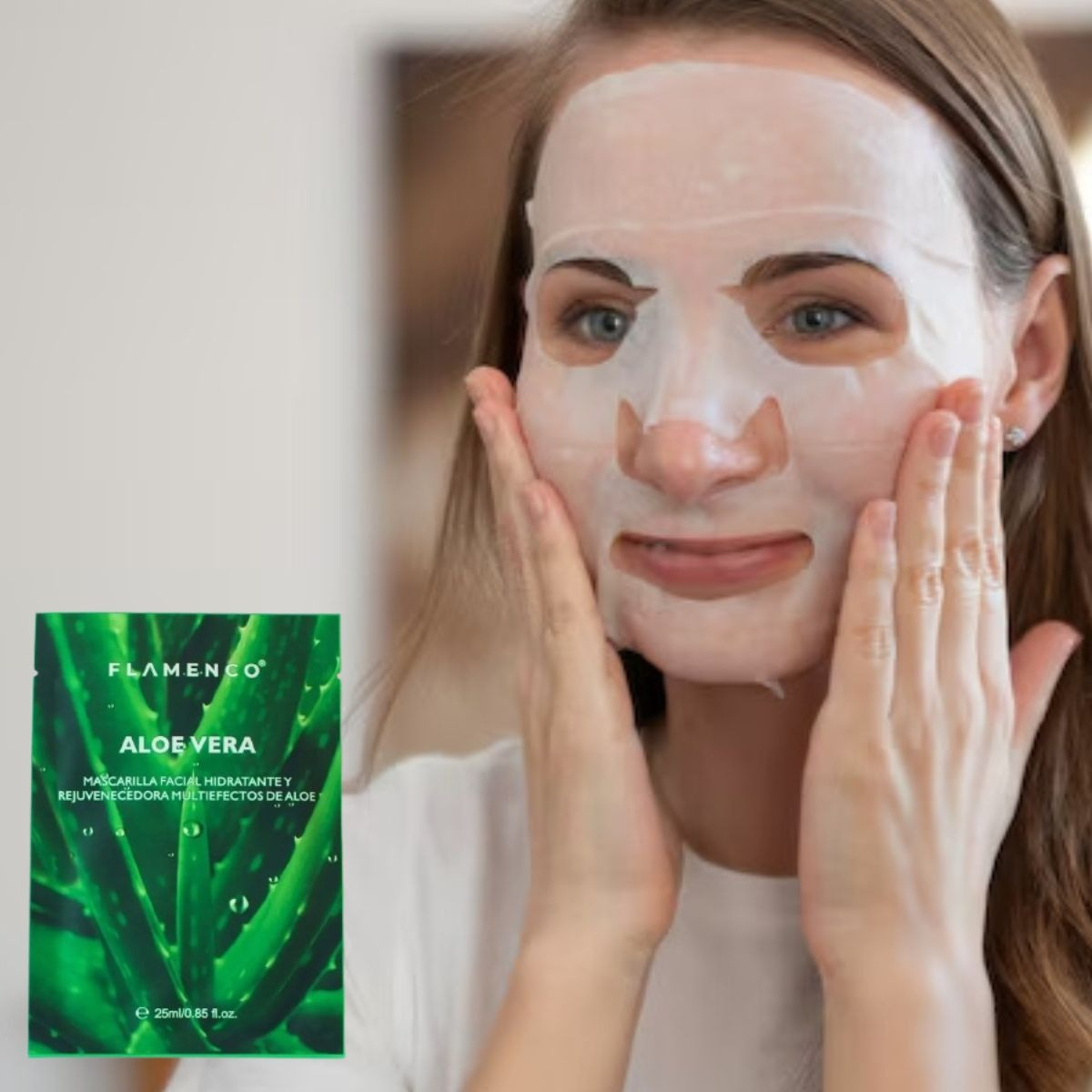 SET 3 MASCARILLA FACIAL ALOE VERA HIDRATACIÓ CALMANTE LAU - 5