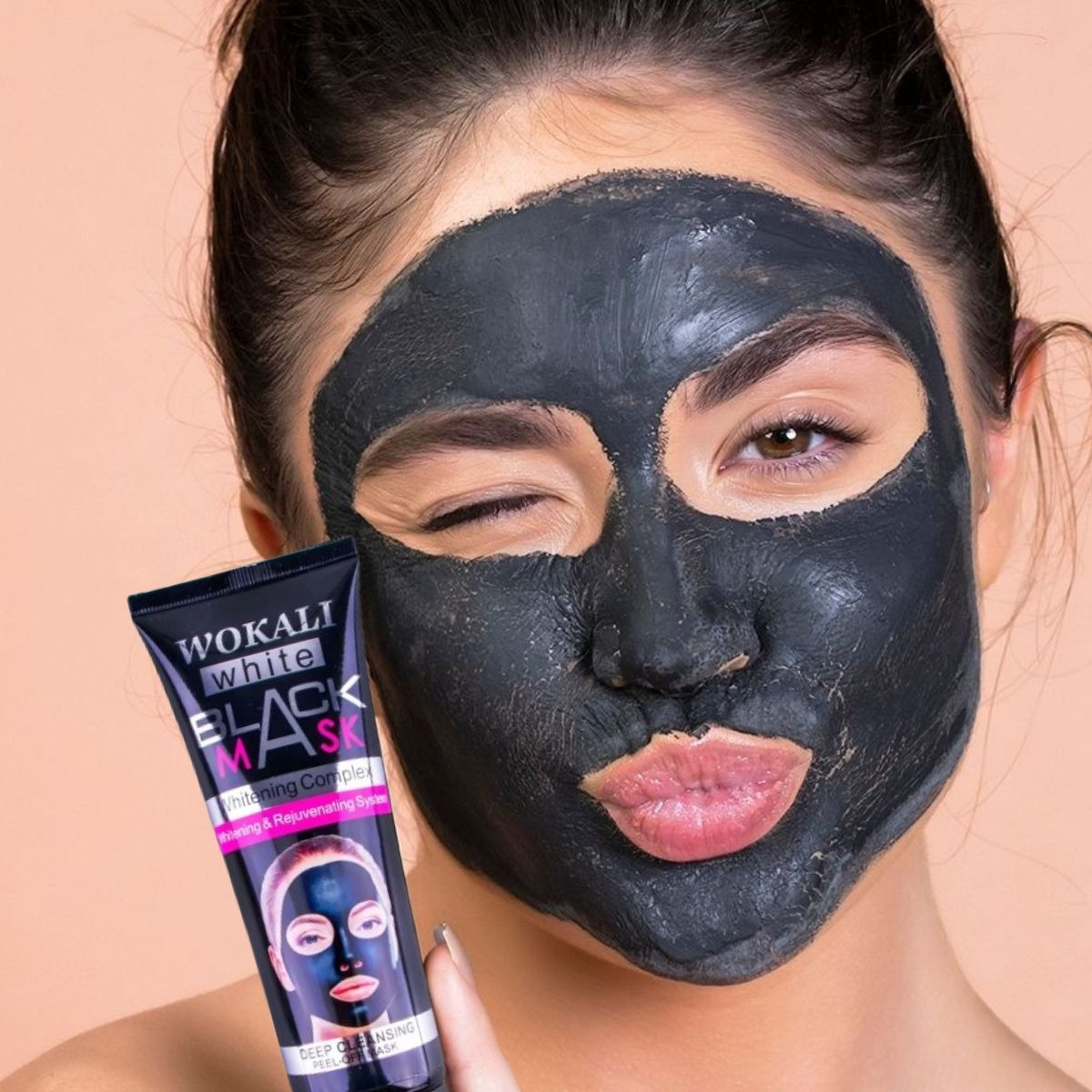 SET 7 MASCARILLA FACIAL NEGRA PEEL CARBON ACTIVADO LAU - 6