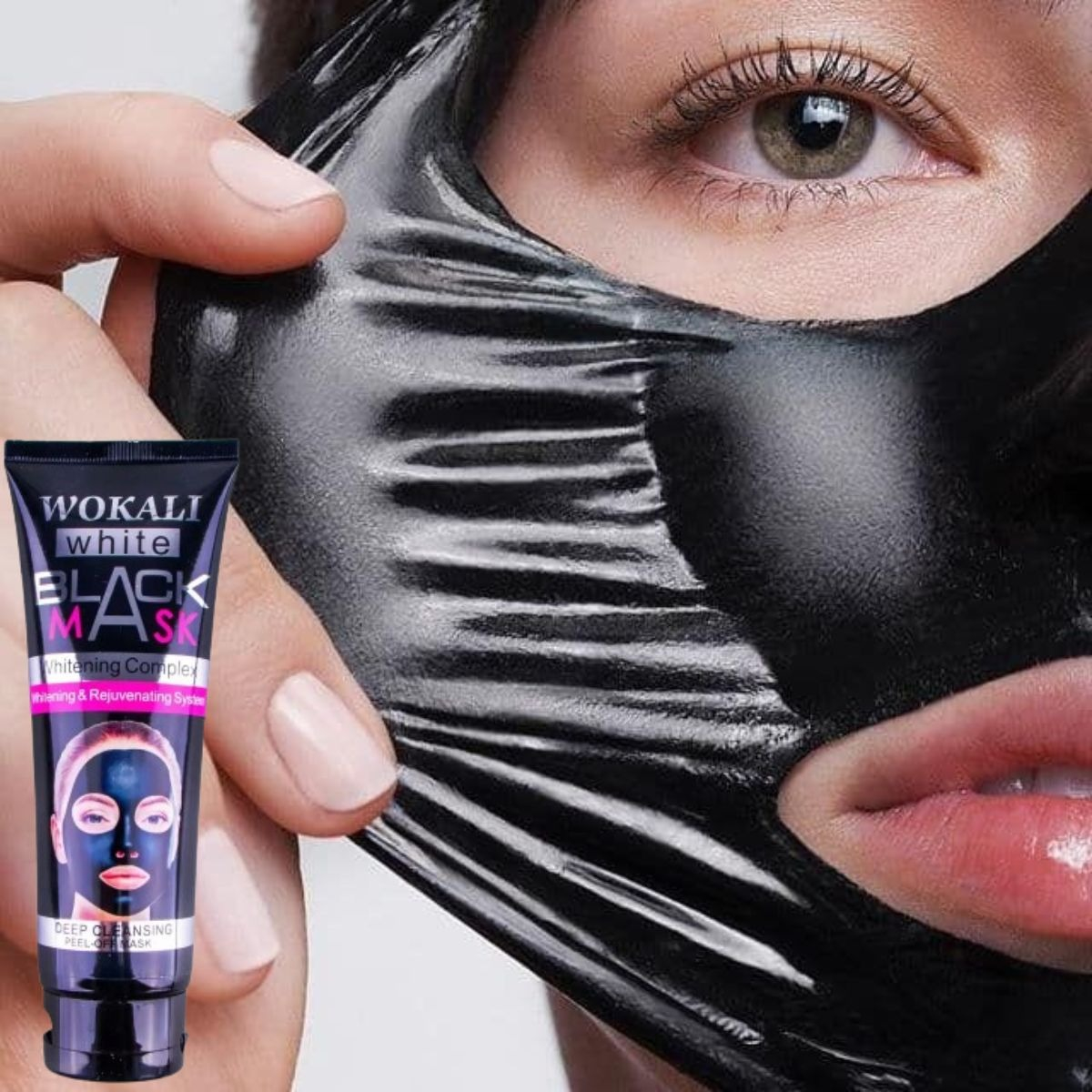 SET 7 MASCARILLA FACIAL NEGRA PEEL CARBON ACTIVADO LAU - 8
