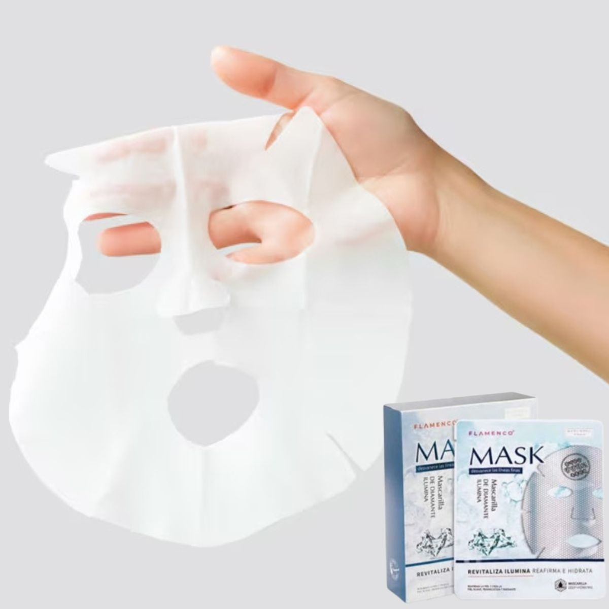 MASCARILLA FACIAL DIAMANTE REAFIRMACIÓN TONIFICA LAU - 10
