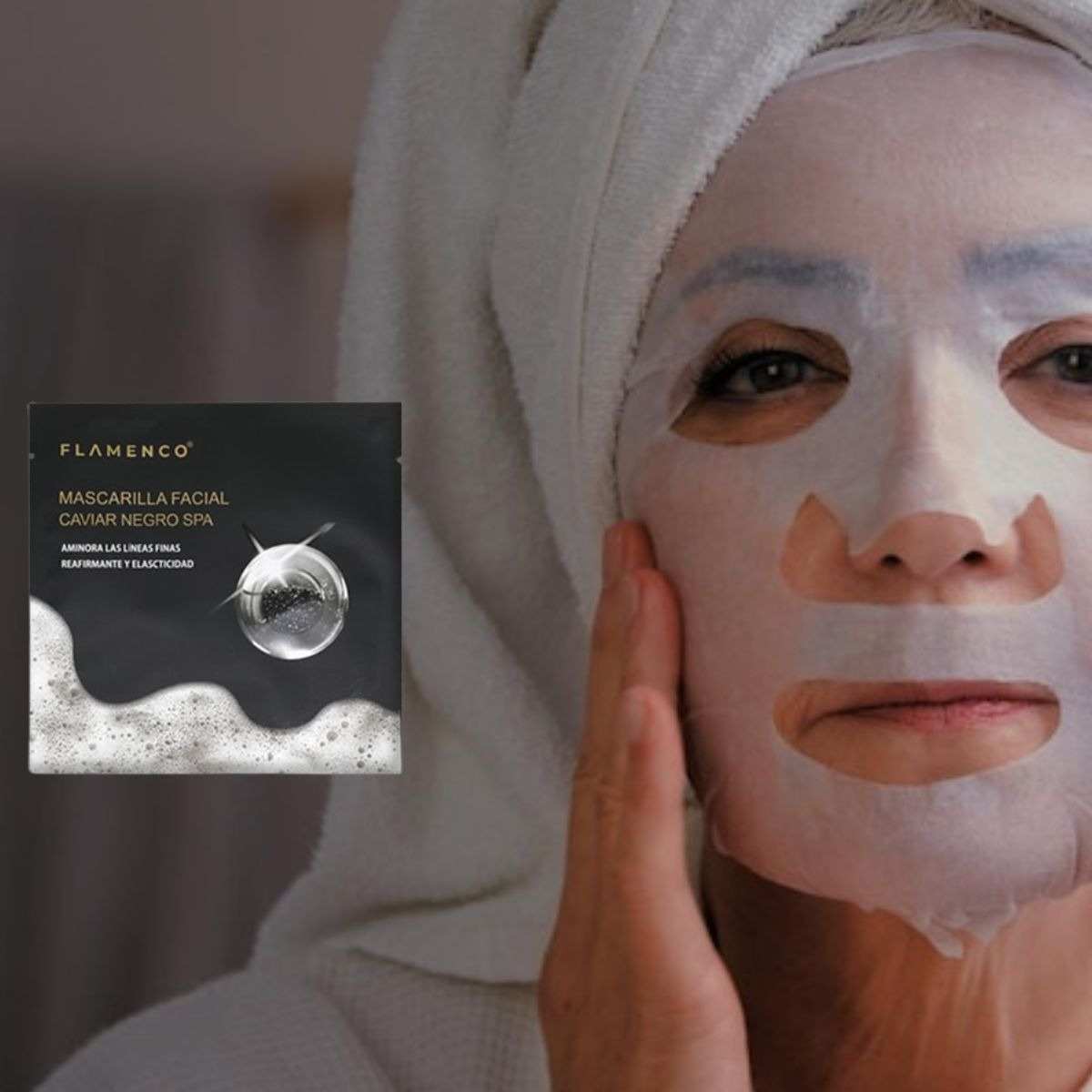 SET 4 MASCARILLA FACIAL REAFIRMA CAVIAR NEGRO NUTRICIÓN LAU - 5