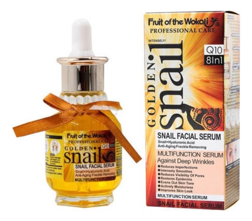 SET 5 SERUM FACIAL BABA CARACOL HIDRATA AC HIALURONICO LAU - 1