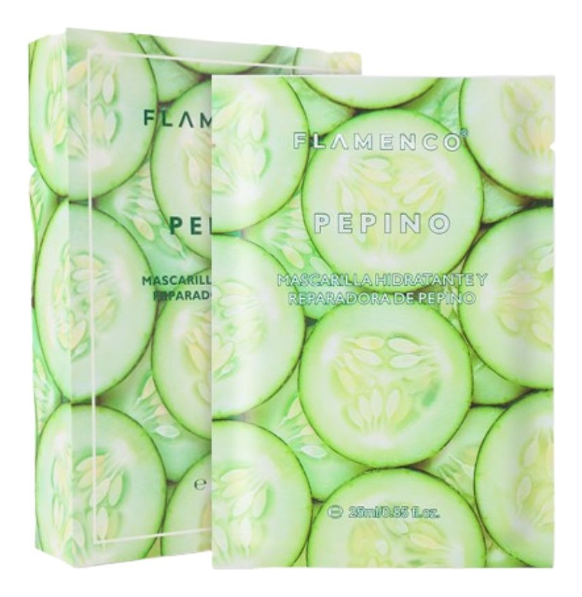 SET 3 MASCARILLA FACIAL HIDRATANTE DE PEPINO FRESCURA LAU - 3