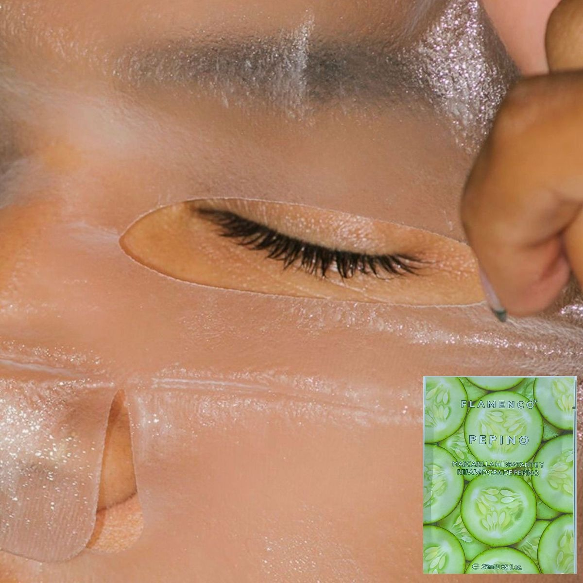 SET 3 MASCARILLA FACIAL HIDRATANTE DE PEPINO FRESCURA LAU - 9