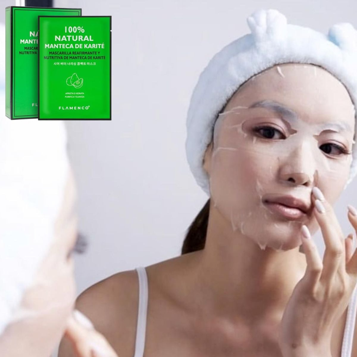 SET 4 MASCARILLAS FACIALES HIDRATANTES KARIET HIDRATA LAU - 4