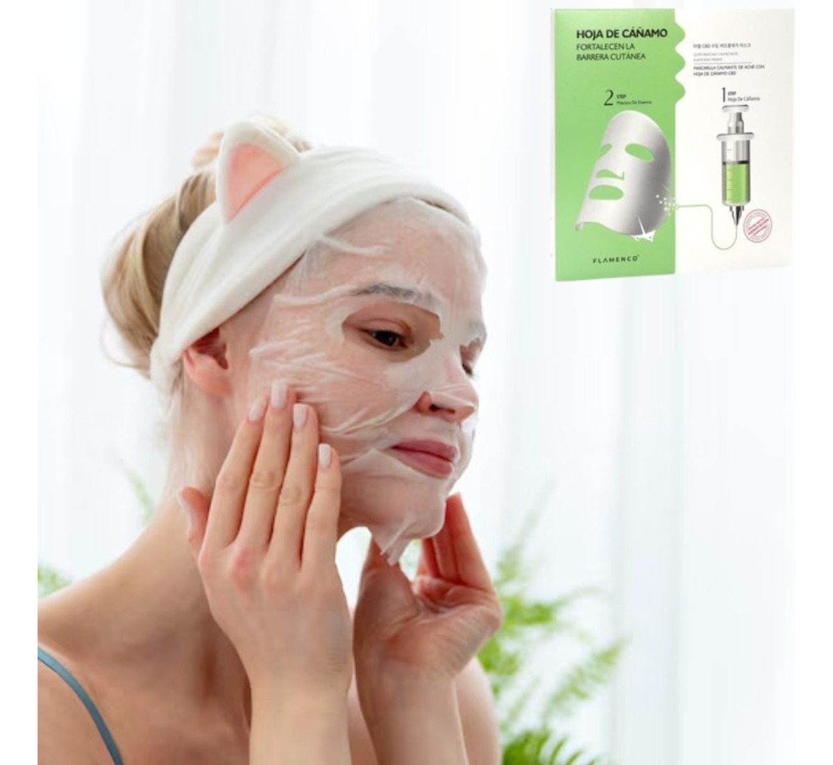 SET 3 MASCARILLAS FACIALES CONTROL ACNE CALMANTE ROSTRO LAU - 5