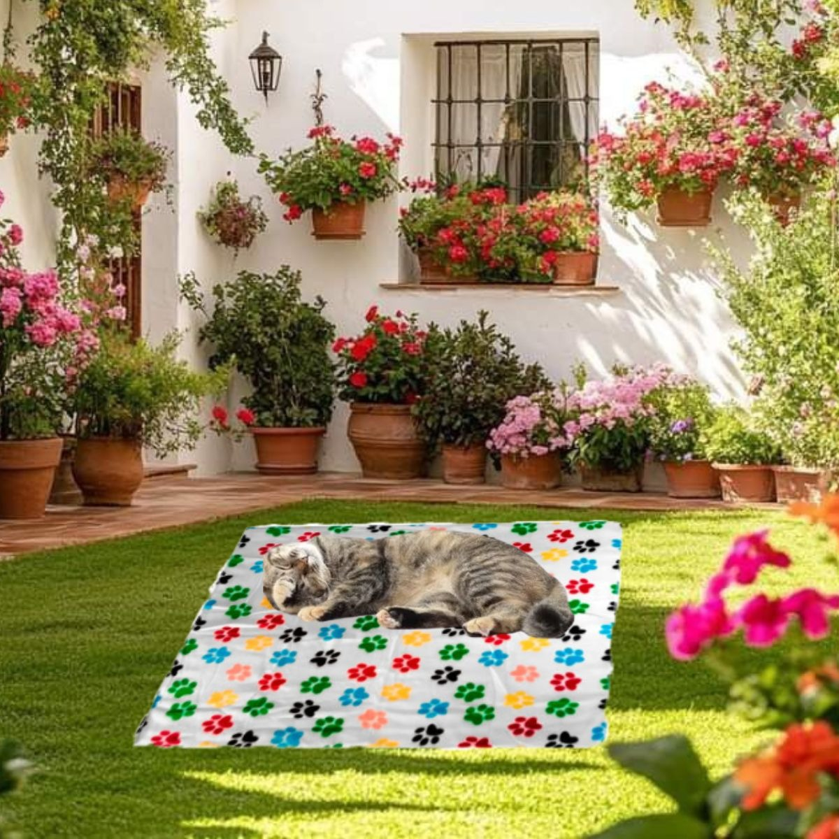 SET 3 MANTAS TERMICAS PARA MASCOTAS PERROS GATOS SUAVE LAU - 8