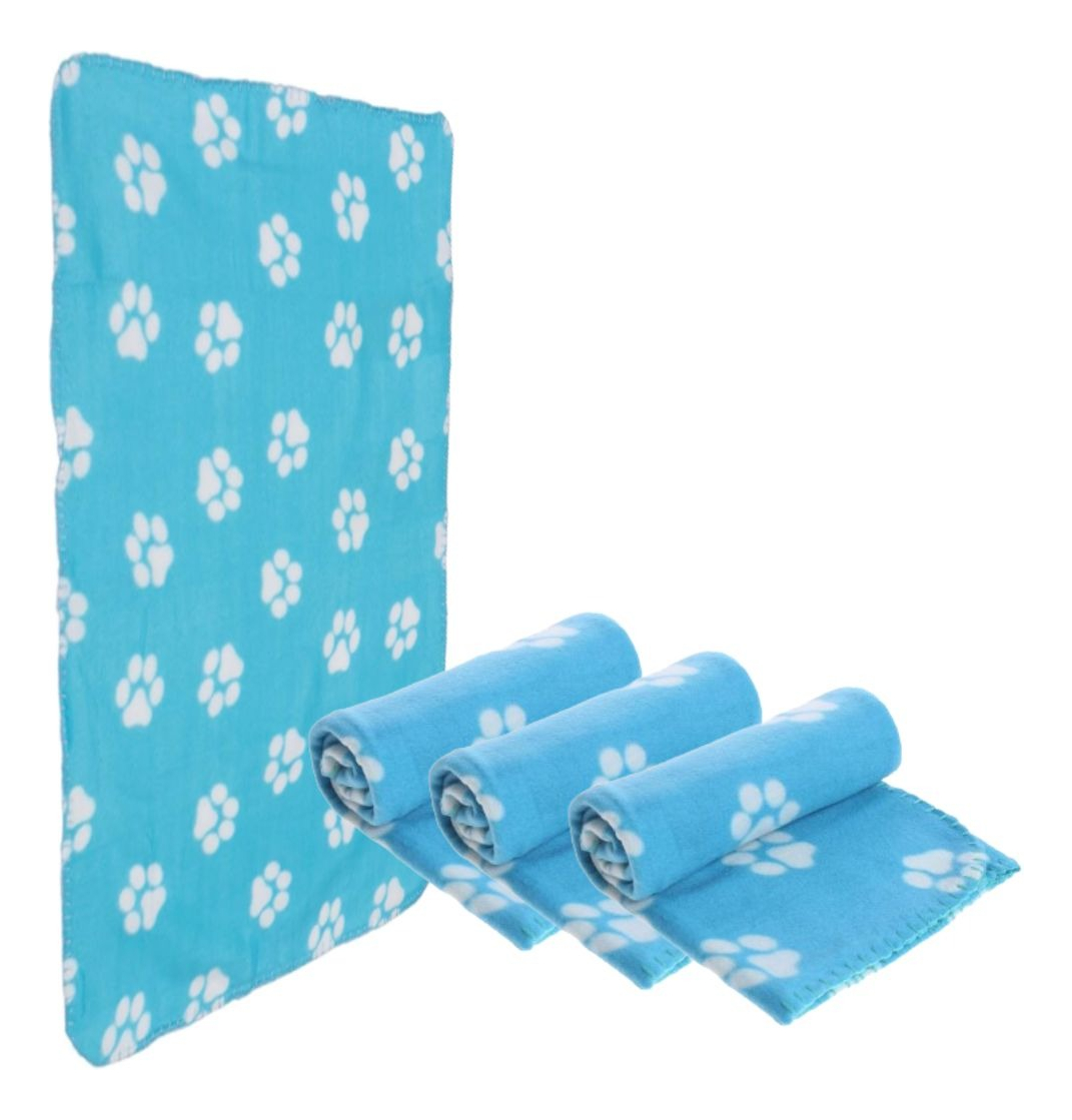 SET 5 MANTAS MASCOTAS PERROS GATOS 70X50CM LAU - 1
