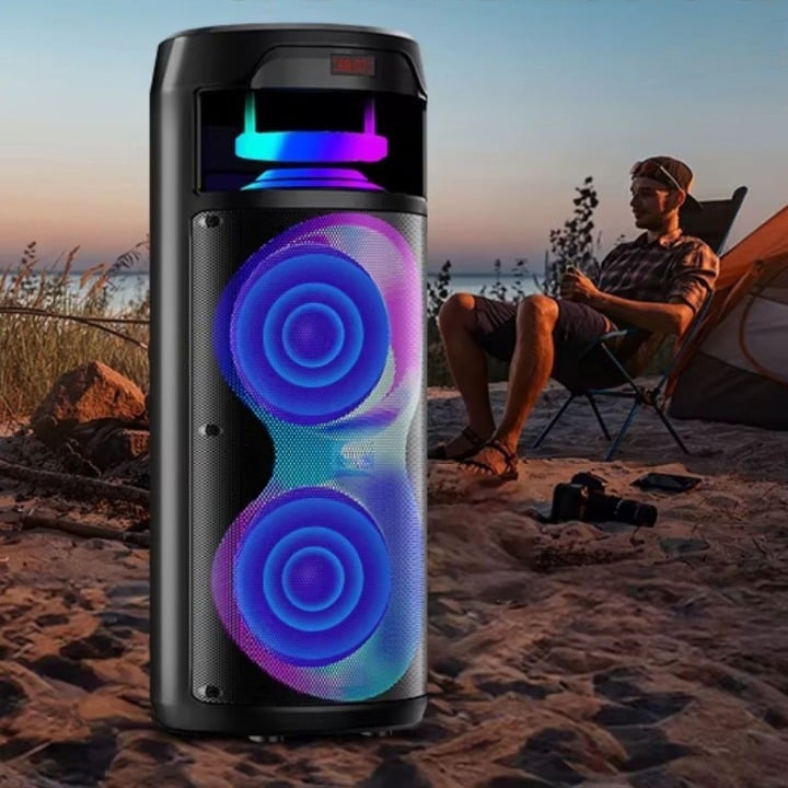 PARLANTE INALAMBRICA 40W BLUETOOTH +MICROFONO PORTATIL LAU - 2