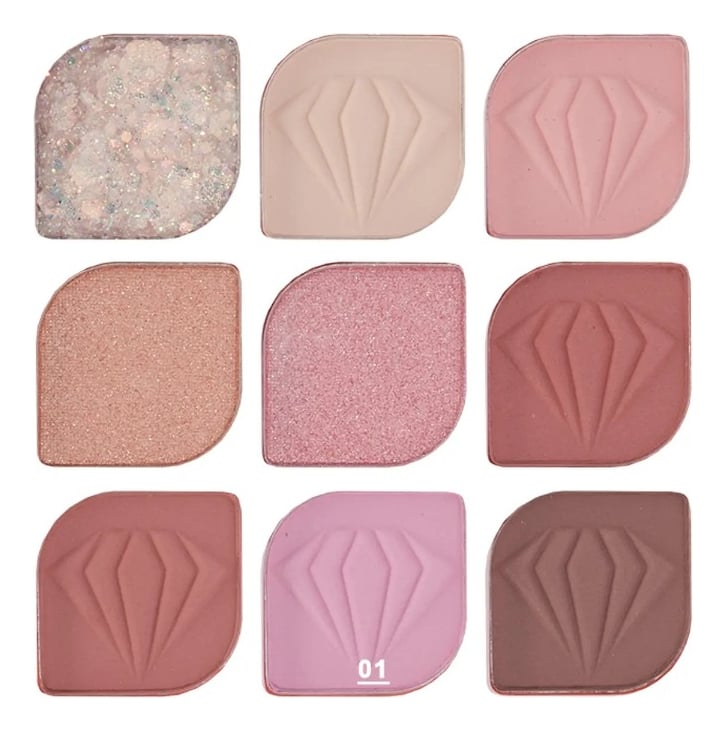 SET 2 SOMBRA OJOS PALETA MULTIFUNCIONAL POLVO 9 COLORES JHN - 9