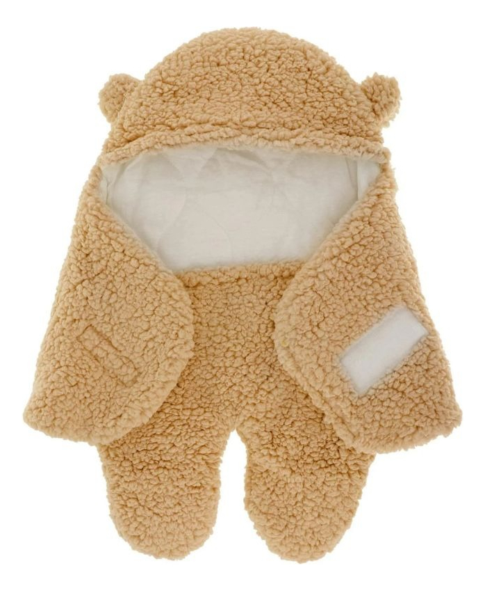 MANTA DE OSO SUPER SUAVE COMODO SEGURO PARA BEBE LAU - 1