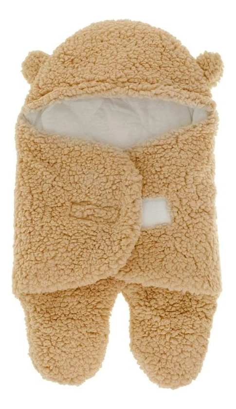 MANTA DE OSO SUPER SUAVE COMODO SEGURO PARA BEBE LAU - 4