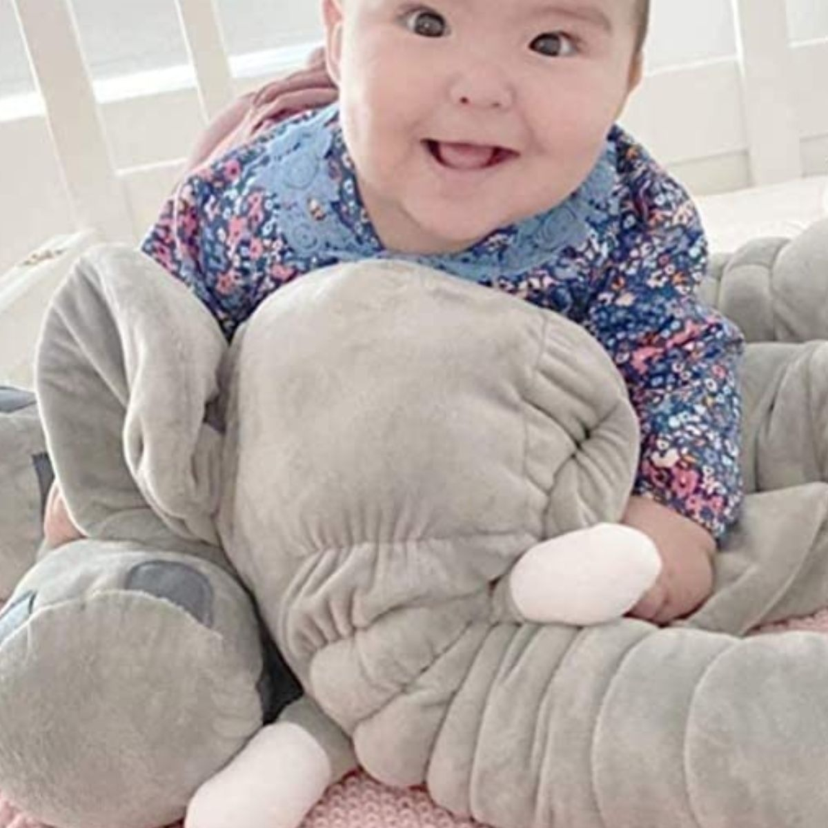 PELUCHE DE ELEFANTE SUAVE TIERNO REGALO NIÑOS NIÑAS LAU - 6