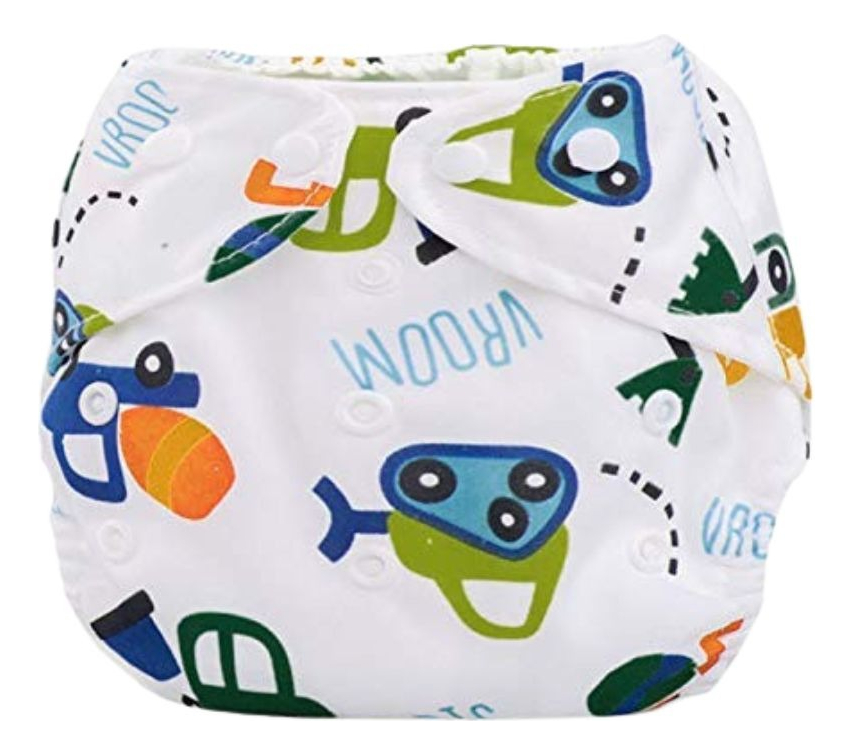 SET 3 PAÑALES REUTILIZABLE LAVABLE ECOLOGICO BEBE LAU - 1