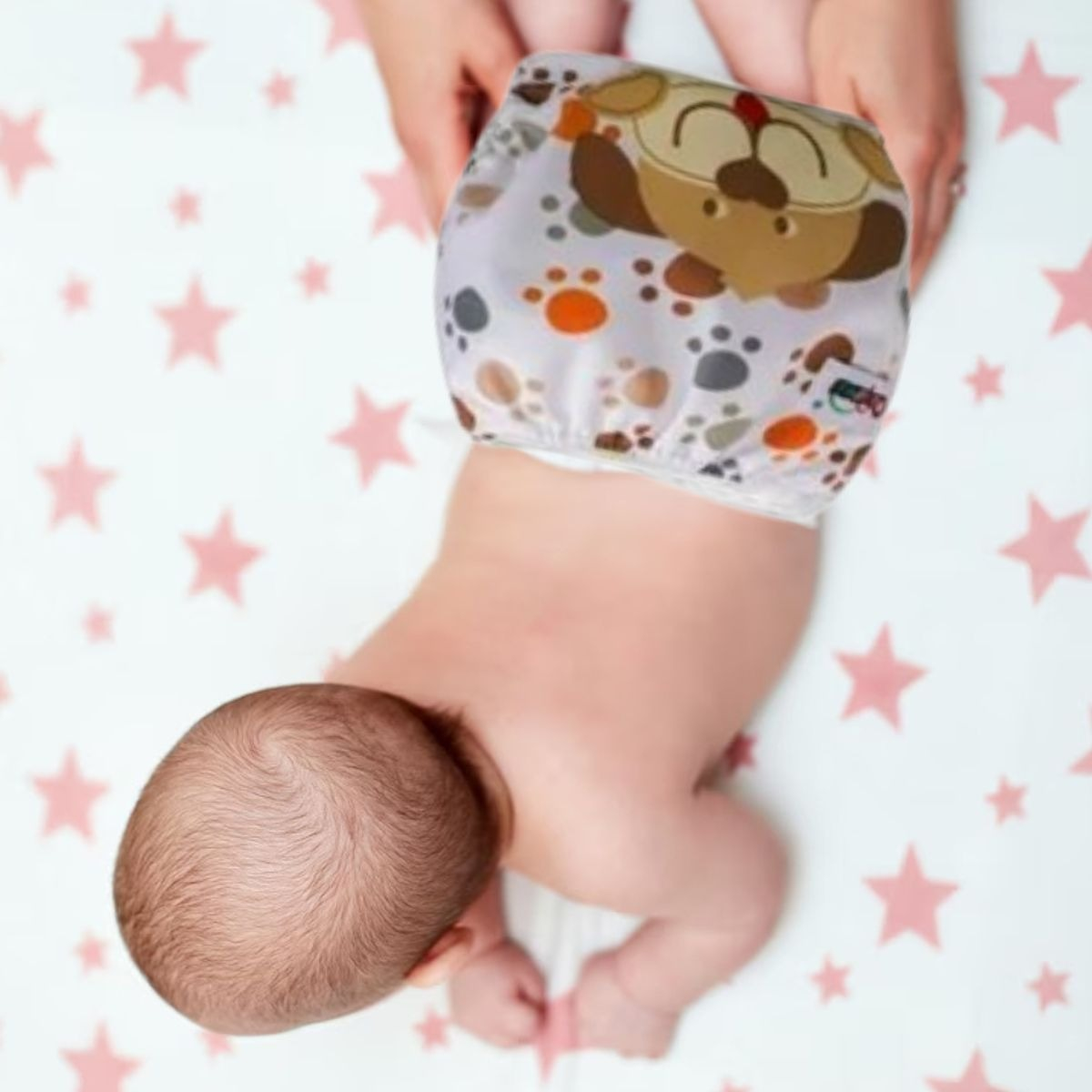 SET 3 PAÑALES REUTILIZABLE LAVABLE ECOLOGICO BEBE LAU - 7