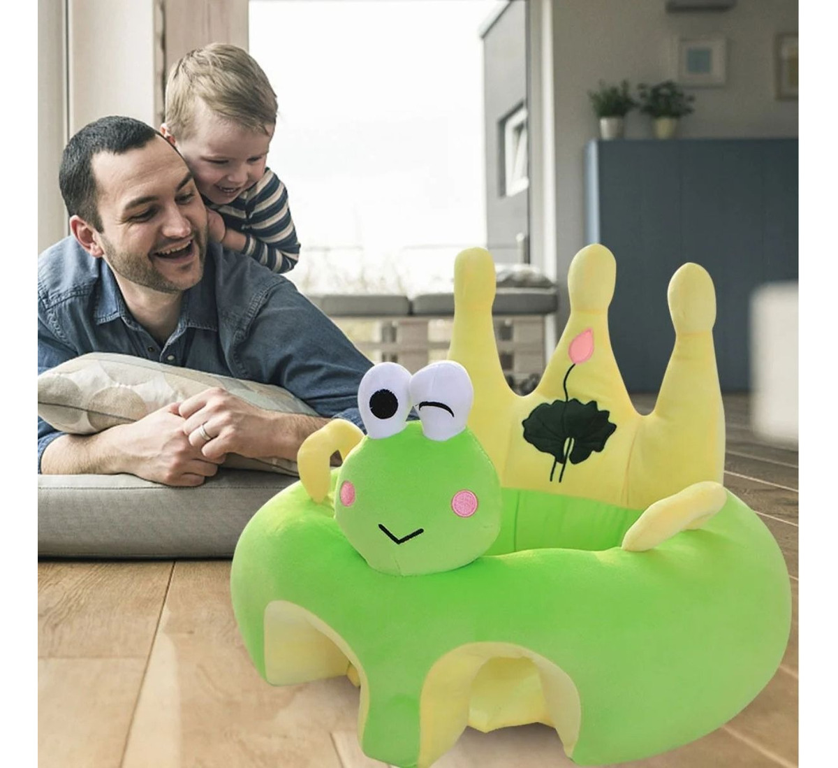 SILLA DE APOYO APRENDIZAJE ERGONOMICO FELPA SUAVE BEBE LAU - 6