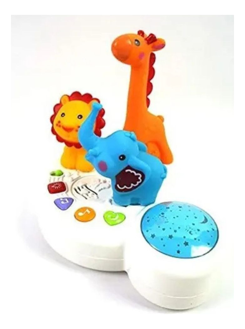 LAMPARA PROYECTOR MUSICAL ESPANTACUCI BEBE LAU - 1