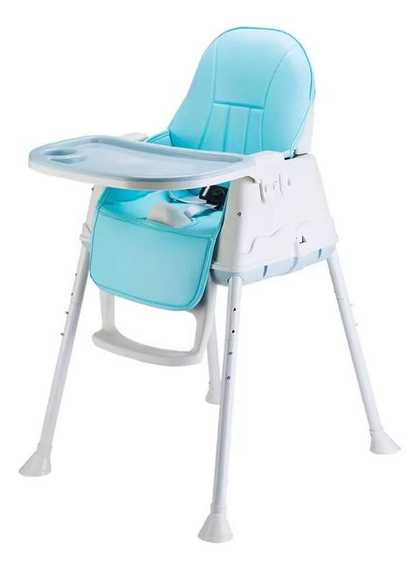 SILLA DE COMER ALTA PLEGABLE 3 EN 1 BEBES MULTIFUNCIONAL LAU - 1