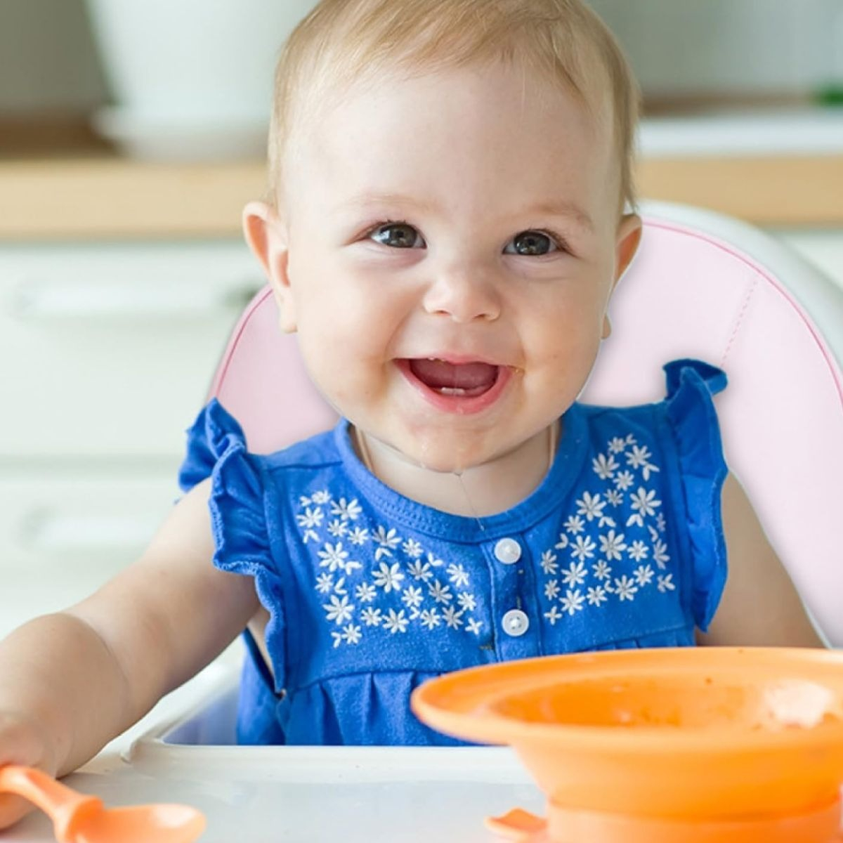 SILLA DE COMER ALTA PLEGABLE 3 EN 1 BEBES MULTIFUNCIONAL LAU - 6