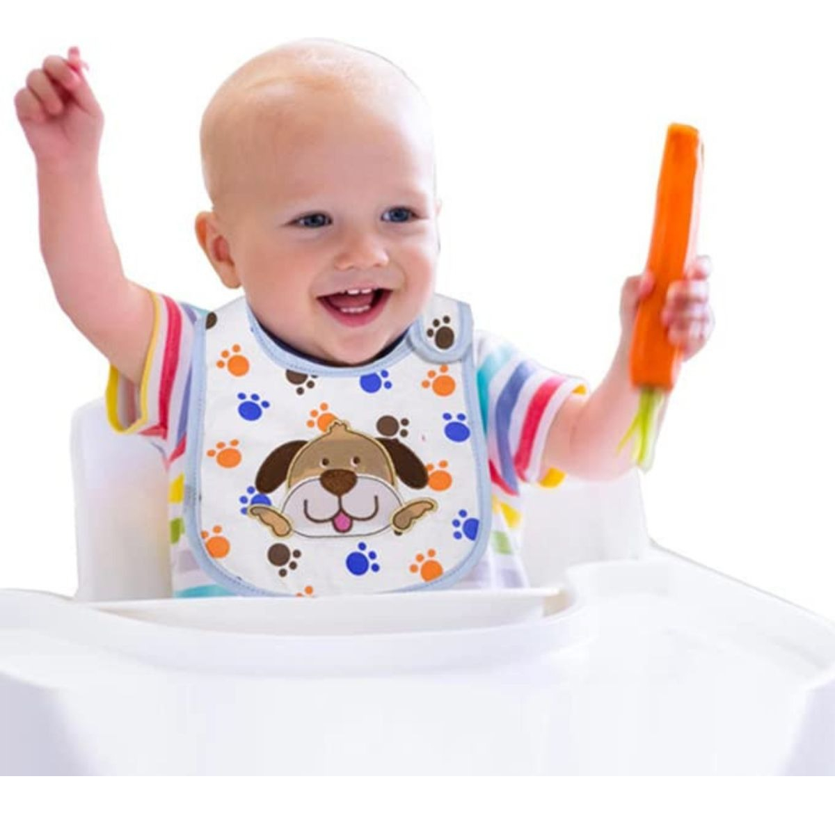 SET 8 BABEROS IMPERMEABLES BEBE MODERNO DIVERTIDO LAU - 10