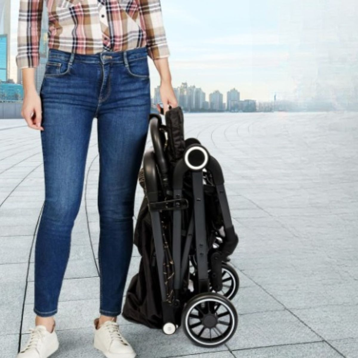 CARRITO COCHE DE BEBE ULTRALIVIANO RECLINA VIAJE PASEO LAU - 6