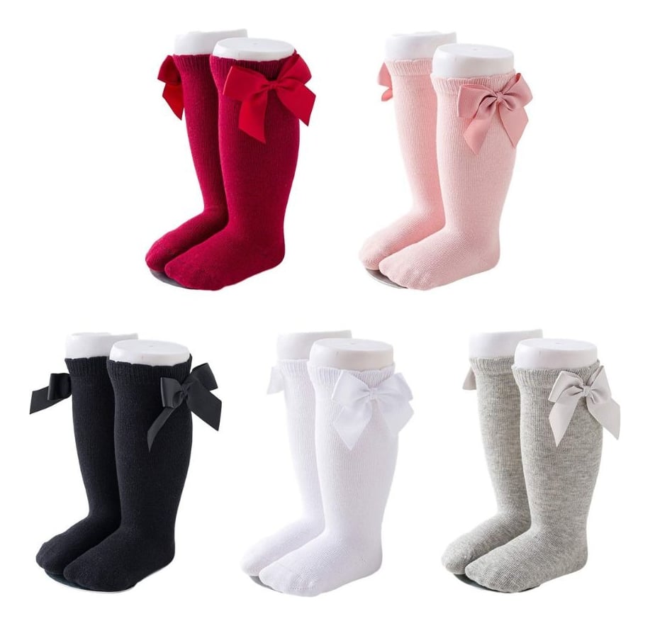 SET 6 CALCETINES DE VESTIR CON VOLADO PARA BEBES LAU - 5