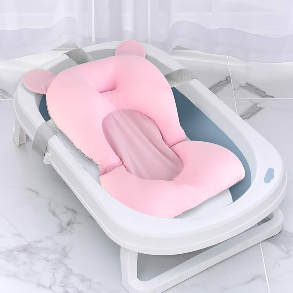 ALMOHADILLA ASIENTO MALLA SOPORTE DUCHA BAÑO BEBE LAU - 9