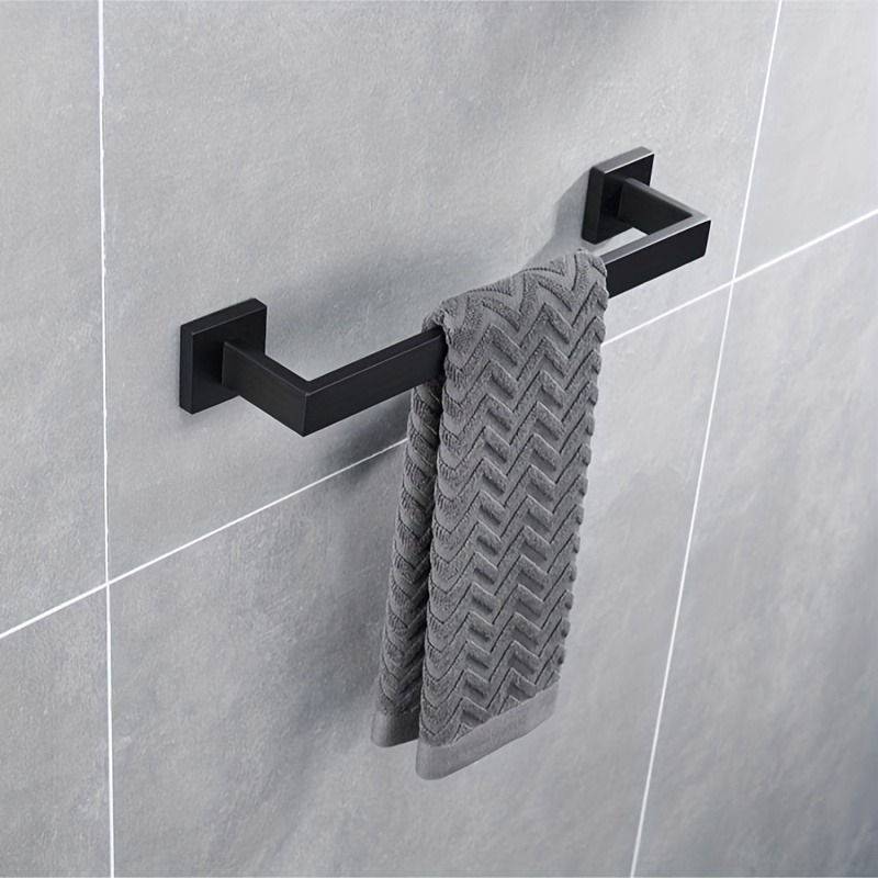 TOALLERO BAÑOS MODERNO SOPORTE PARED CUADRADO MODERNO LAU - 6