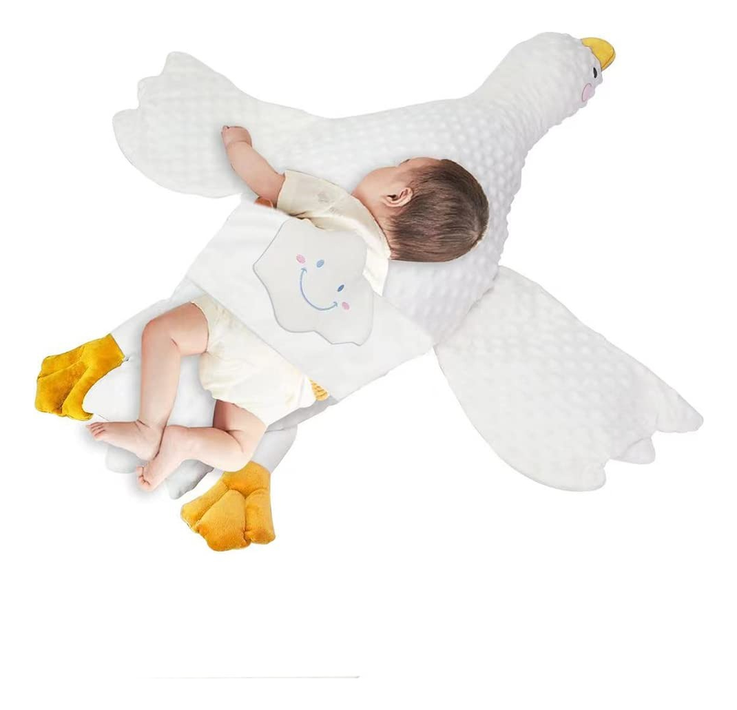 ALMOHADA FORMA GANSO RELAJA CALMA SUAVE BEBE LAU - 6