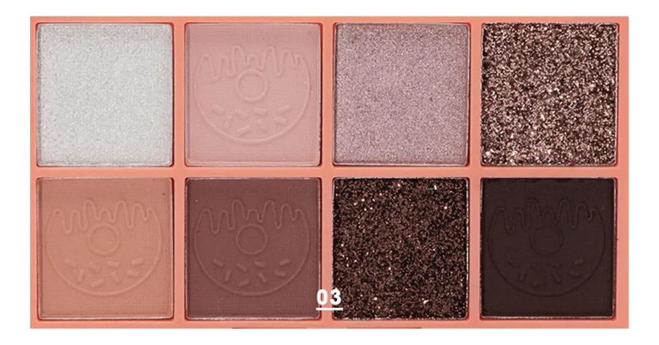 SET 3 SOMBRA OJOS PALETA VIBRANTE DURACIÓN PROLONGADA JHN - 2