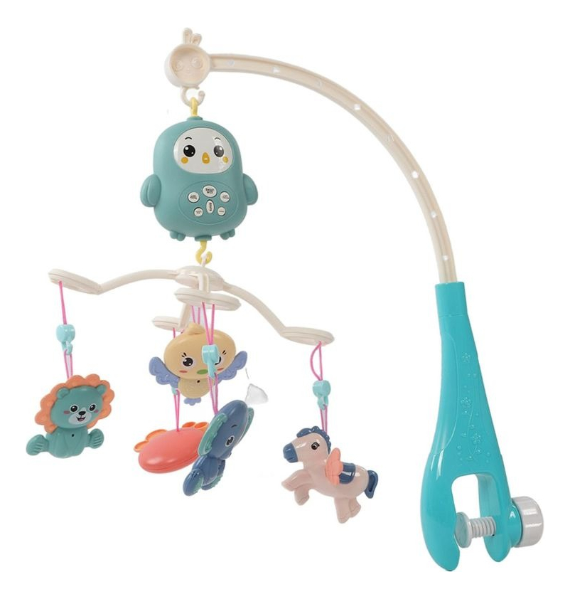 MOVIL MUSICAL PARA CUNA BEBE ESTIMULACION VISUAL LAU - 5
