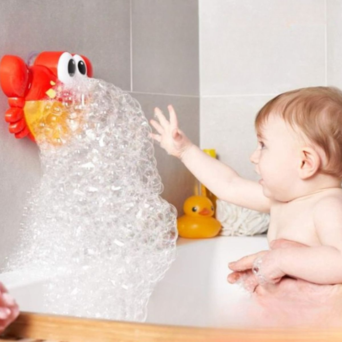 JUGUETE BAÑO BURBUJAS DUCHA MUSICAL CANGREJO BEBE LAU - 8