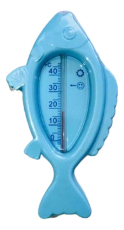SET 7 TERMOMETRO DE BAÑO AGUA FORMA PEZ TEMPERATURA BEBE LAU - 1
