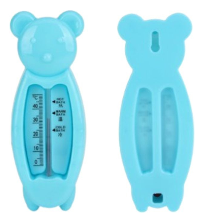 SET 6 TERMOMETRO DE BAÑO AGUA FORMA OSO TEMPERATURA BEBE LAU - 1