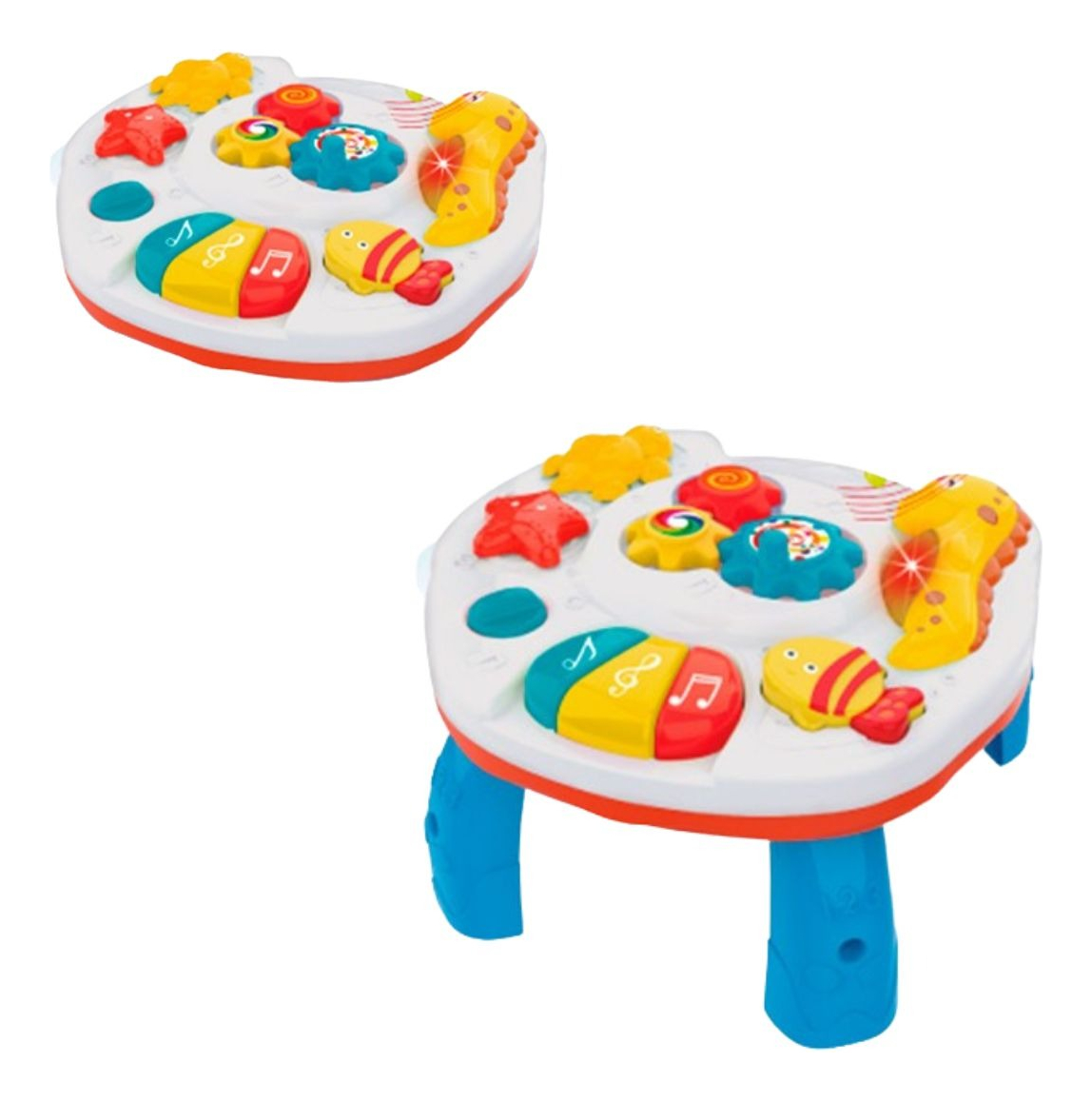JUGUETE PARA BEBE 2 EN 1 MUSICAL MESA ACTIVIDADES LAU - 3
