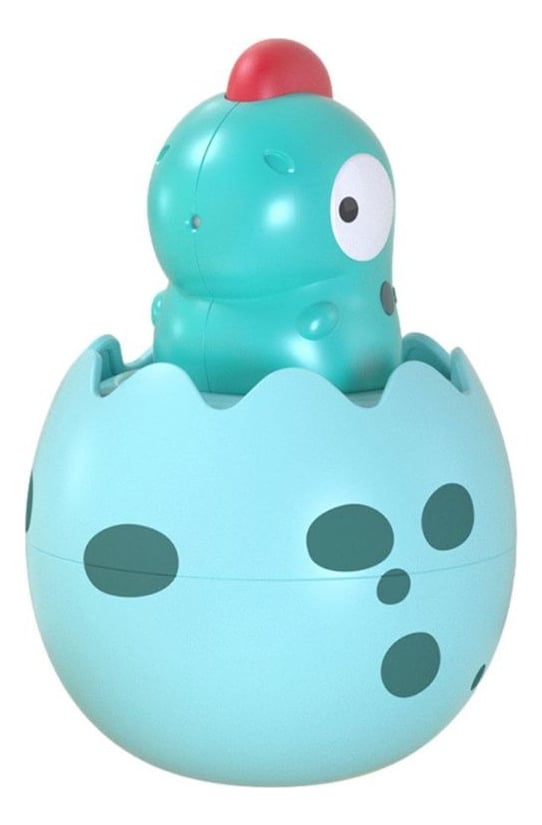SET 3 JUGUETES DE BAÑO DINOSAURIO POLLITO ROCIA AGUA LAU - 1