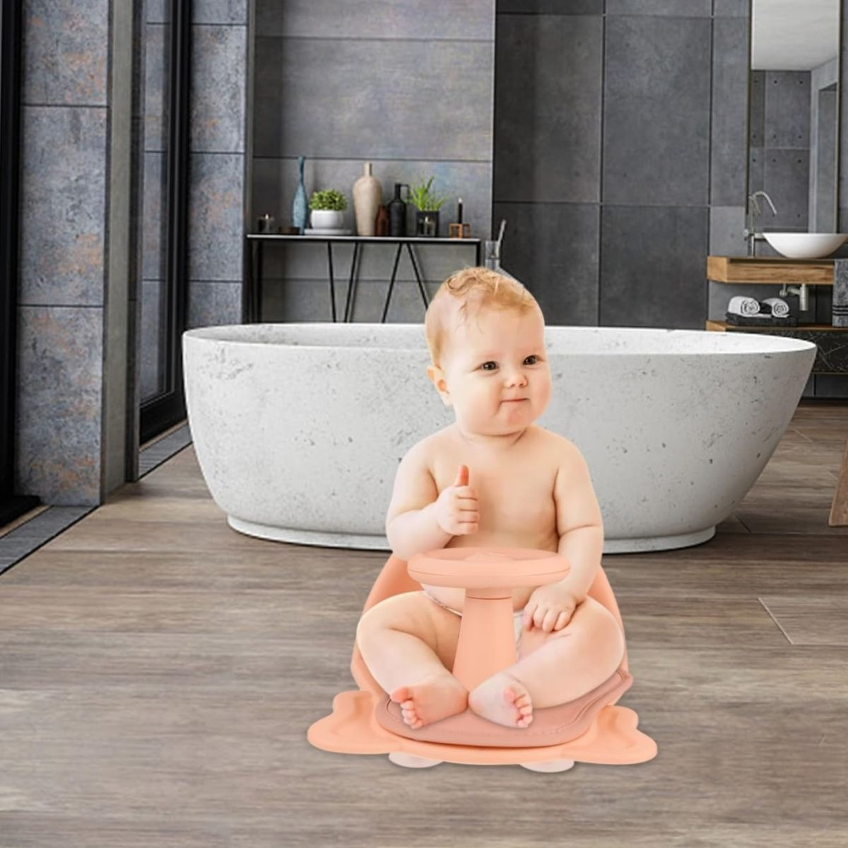 SILLA DE TINA BAÑO MULTIFUNCIONAL VOLANTE INTERACTIVO LAU - 7