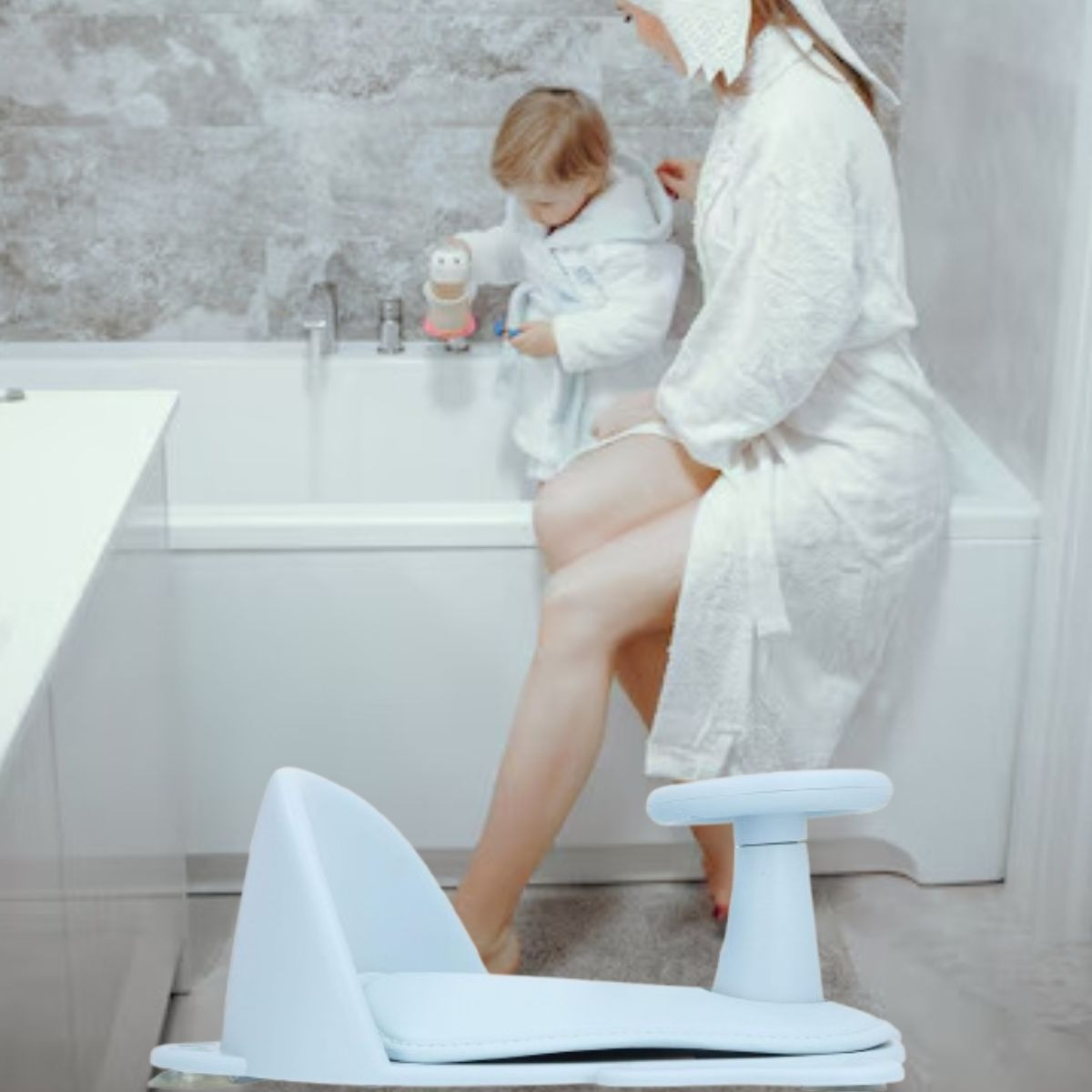 SILLA DE TINA BAÑO MULTIFUNCIONAL VOLANTE INTERACTIVO LAU - 8