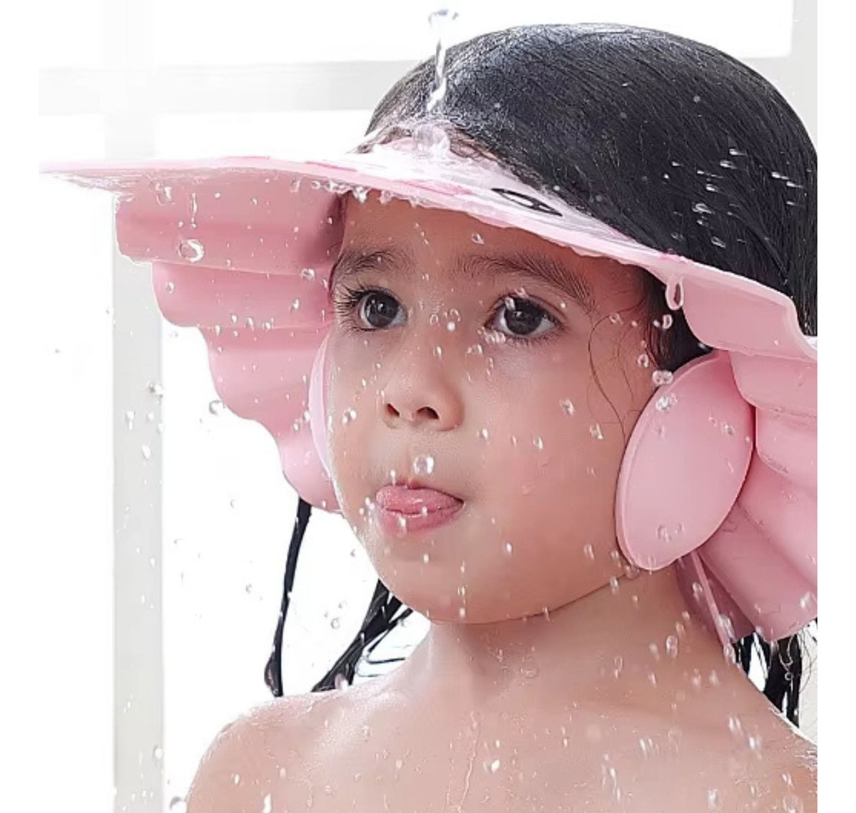 SET 4 VISERA GORRO DUCHA PROTECTOR AJUSTABLE NIÑOS LAU - 9