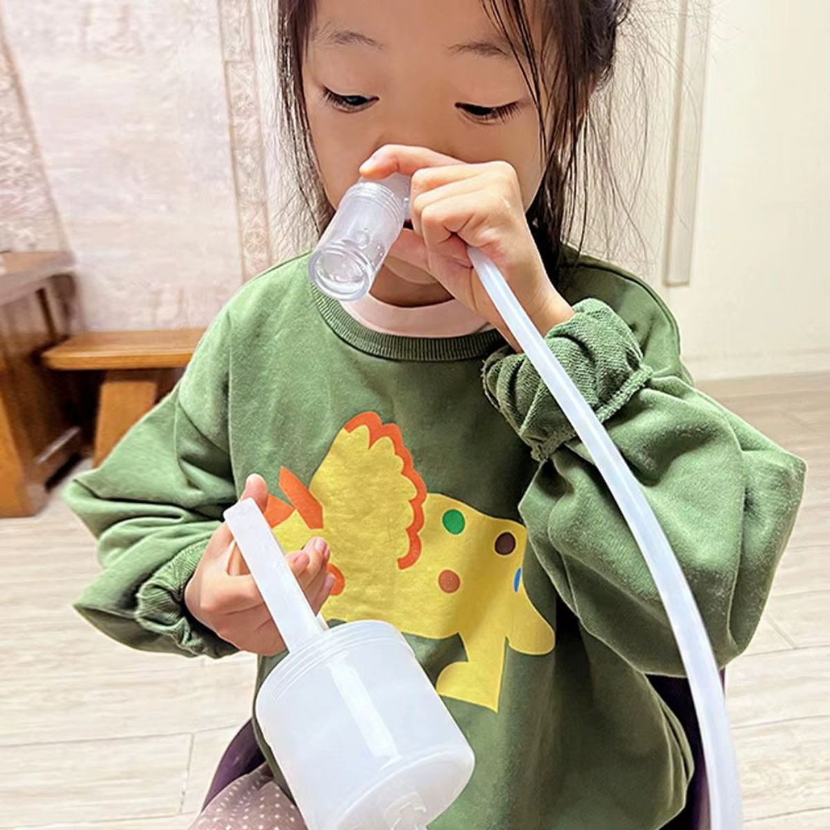 ASPIRADOR NASAL MANUAL SUAVE HIGIEBE BEBE LAU - 8